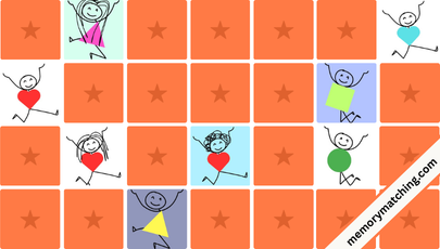 Love Doodles Memory Game - match the cards