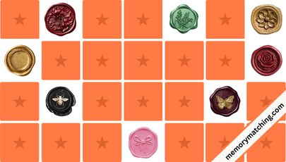 Wax Seals Memory Game - match the cards