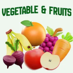 Fruits and vegetables matching games